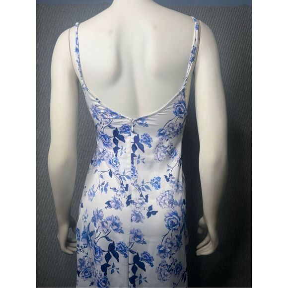 Urban Outfitters Floral‎ Summer Dress Faux Wrap V-Neck Midi - Picture 7 of 13